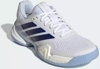 Adidas BARRICADE 14 CLAY Tennis Shoe cloud white/cyber metallic/dark blue