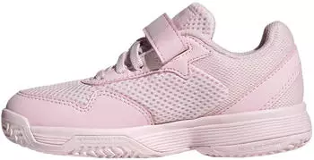 Adidas Courtflash Hook-and-Loop Tennisschuh distilled pink/cloud white