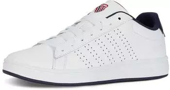 K-Swiss Court Base II wei&szlig;/navy/rot