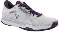 Head 273176-LGPN, HEAD Sprint Pro 4.0 Sandplatzschuh Herren - hellgrau, lila