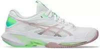 ASICS 1042A305-100, ASICS Solution Speed FF 4 Sandplatzschuh Damen - wei&szlig;, rosa