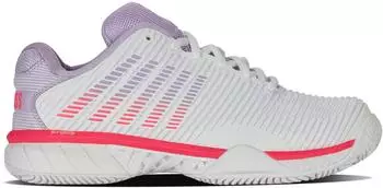 K-Swiss Hypercourt Express 2 Clay white/orchid petal/neon blaze (Damen) (96614-182-M)