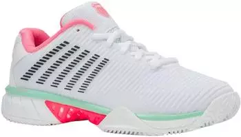 K-Swiss Hypercourt Express 2 Clay white/neon pastel pink/black (Damen) (96614-178-M)