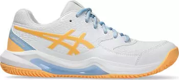 Asics Gel-Dedicate 8 Padel white/orange glow (Damen) (1042A241-104)