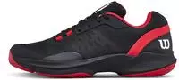 Wilson WRS338270, Wilson Hurakn Pro V2 Padelschuh Herren-schwarz, rot