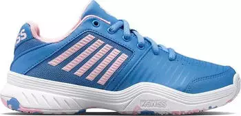 K-Swiss Court Express Omni silver lake blue/white/orchid pink (Junior) (86609-454)