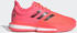 Adidas SoleCourt hard court Signal Pink/Core Black/Copper Metallic