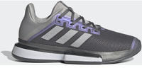 Adidas SoleMatch Bounce Tennisschuh Grey Four/Silver Metallic/Grey Two