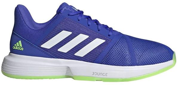 Adidas CourtJam Bounce sonic ink/cloud white/signal green