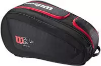 Wilson WR8910801, Schl&auml;gertasche Wilson Bela V3 Padel Racket Bag Black/Red