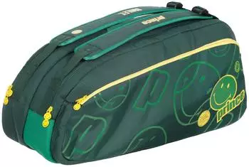 Prince Tour 2 Comp x Smiley Schlägertasche 6er, grün (6B031654)