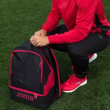 Joma Estadio III Rucksack schwarz/rot (400234.106)