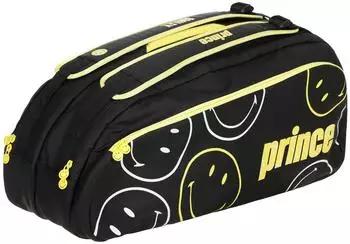 Prince Tour 2 Comp x Smiley Schlägertasche, schwarz (6B027111)