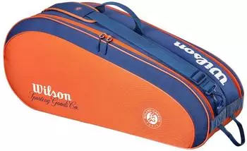 Wilson Roland Garros 2026 Team 6PK Tennistasche clay/navy (WR8053301001)