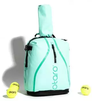 Otaro Kinder-Tennisrucksack 19L mit Schuhfach, mintgrün