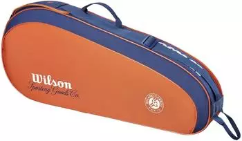 Wilson Roland Garros 2026 Team 3PK Schl&auml;gertasche Clay/Navy (WR8053401+)