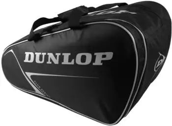 Dunlop Club Padelschl&auml;gertasche schwarz/silber, 55x30x30cm (10350439)