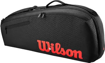 Wilson Clash V3 Super Tour 3er Tennistasche, schwarz (WR8038001)