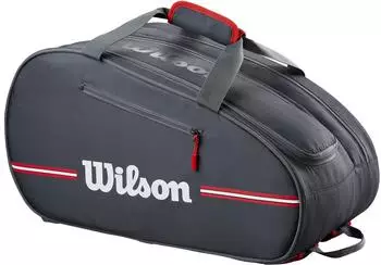 Wilson Tour Team Bag Padel-Tasche, schwarz, Polyester (WR8908701001)