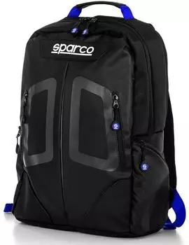 Sparco Stage Rucksack 15L schwarz/blau (016440NRAZ)