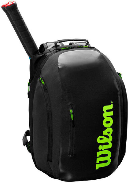 Wilson Super Tour Backpack black/lime (WR8004301001)