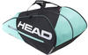 Head Tennis-Racketbag Tour Team schwarz/mint 12R