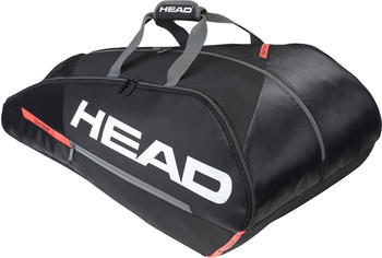 Head Tennis-Racketbag Tour Team schwarz/orange 12R