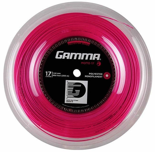 Gamma Europe Moto Tennis String 200m pink 16 (1.29 mm)