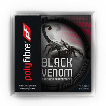 Polyfibre Black Venom schwarz 200m 1.25