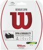 Wilson WRZ956800, WILSON Tennissaite / Saitenrolle Revolve Spin 16 Green 1,3 mm...