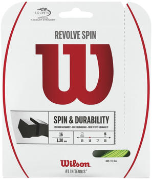 Wilson Revolve Spin (Spin+Haltbarkeit) schwarz 12m Set 1.25