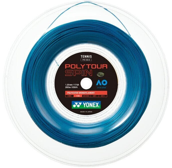 Yonex Poly Tour Spin schwarz 200m 1.20