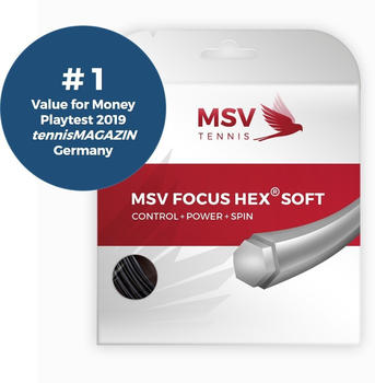MSV France Focus Hex Soft schwarz 12m Set 1.30