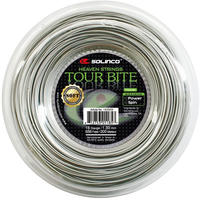 Solinco S-TBS-125, Solinco Tour Bite Soft 200 M Tennisrollen Saite Dark Grey