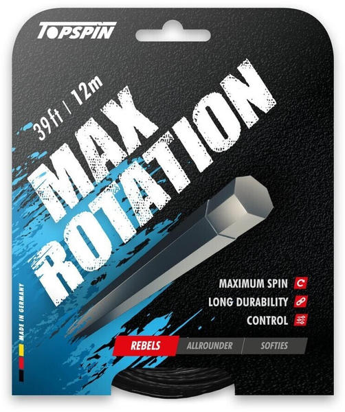 Topspin Max Rotation schwarz 220m 1.27