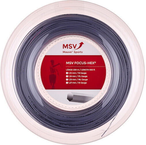 MSV France Focus Hex Plus 25 schwarz 200m 1.25