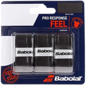 Babolat Pro Response Tennis Overgrip schwarz 3er Pack (653048-105)
