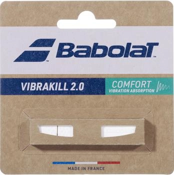 Babolat Vibrakill 2.0 Vibrationsdämpfer für Tennisschläger Weiß (700121)