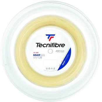 Tecnifibre Multifeel Tennissaitenrolle 200m 1.25mm Natürlich (02RMU125XN)