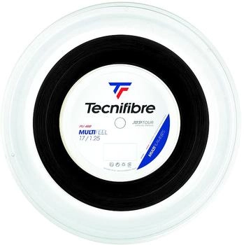 Tecnifibre Multifeel Tennissaite 200m schwarz 1.25 mm (02RMU125XB)