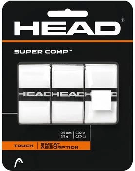 Head Super Comp Griffbänder 3er Pack weiß (285088-WH)