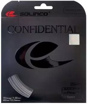 Solinco Confidential Tennissaite 12m 1.20mm Grau