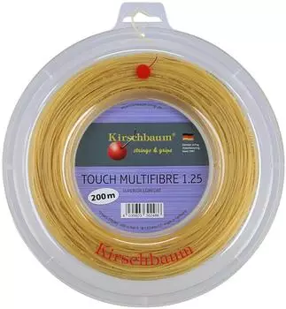 Kirschbaum Tennissaite Touch Multifibre 200 m Rolle natur 1,25 mm