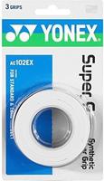 YONEX - Wet Super Grap Griffb&auml;nder 3er Pack wei&szlig;