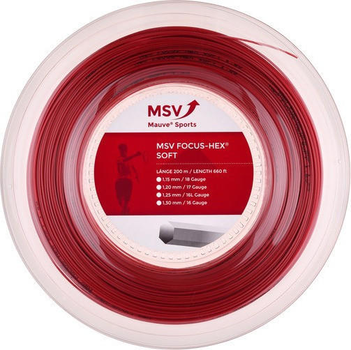MSV Mauve Sport Focus Hex 200m 1,25mm rot