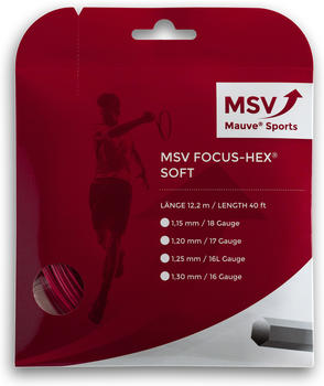 MSV Mauve Sport Focus Hex Soft 12 m 1,25mm rot