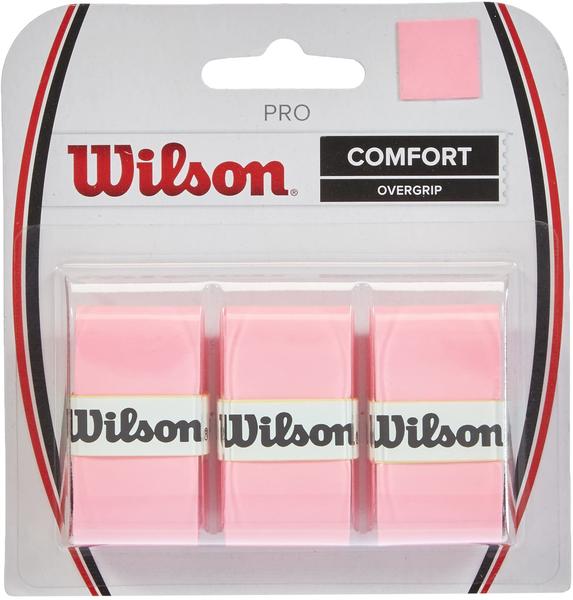 Wilson Pro Comfort Overgrip 3 Pack pink