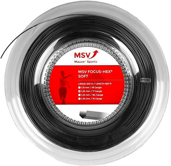 MSV Mauve Sport Focus Hex Soft 200m black 1,25mm