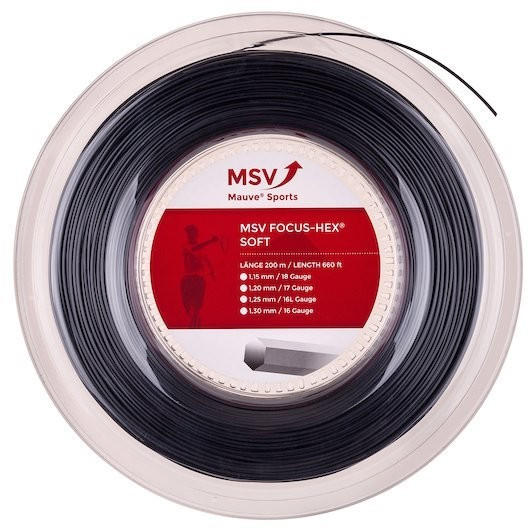 MSV Mauve Sport Focus Hex Soft 200m black 1,30mm