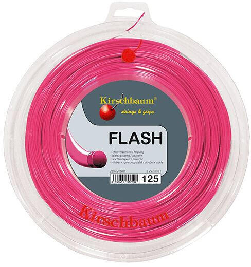 Kirschbaum Flash 200 m 1,25 mm pink